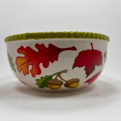 Cuenco(s) de cereal Temp-Tations hojas de otoño y bellotas Foto 1 de 4