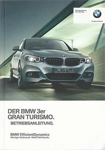 BMW 3er GRAN TURISMO F34 Betriebsanleitung 2015 Bedienungsanleitung BA 5c - Picture 1 of 1