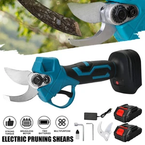 Electric Pruning Shears Cordless Battery Power Tree Pruner Garden Shears Cutter - Picture 1 of 12