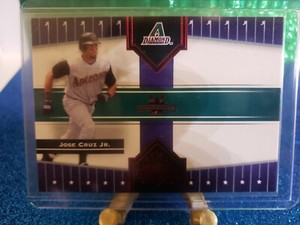 2005 Donruss Champions Impressions Red Baseball Card #125 Jose Cruz JR /250