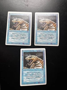 3 x Magic the Gathering Psychic Venom, Revised MTG - Picture 1 of 2