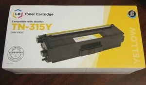LD Toner Cartridge Compatible w/ Brother Yellow TN-315Y High Yield- NEW - Picture 1 of 3