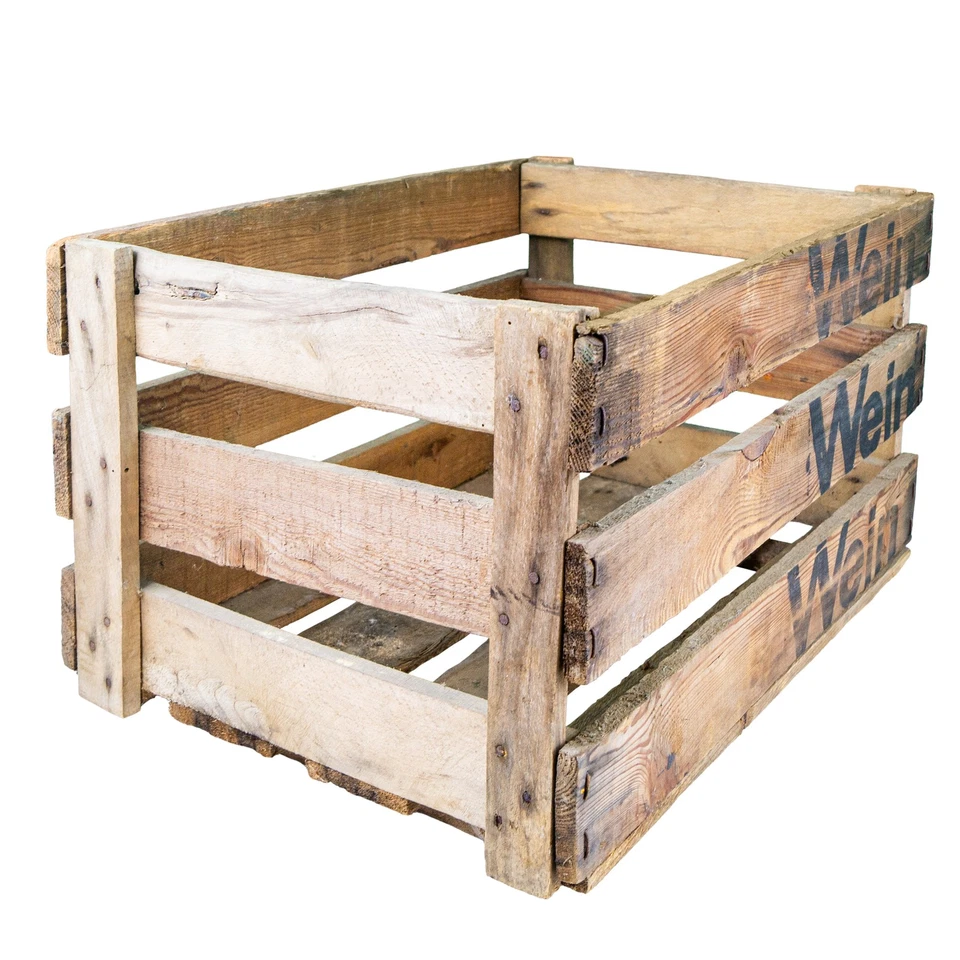 KISTENKOLLI ALTES LAND alte Weinkiste WEIN WEIN WEIN 2te Wahl