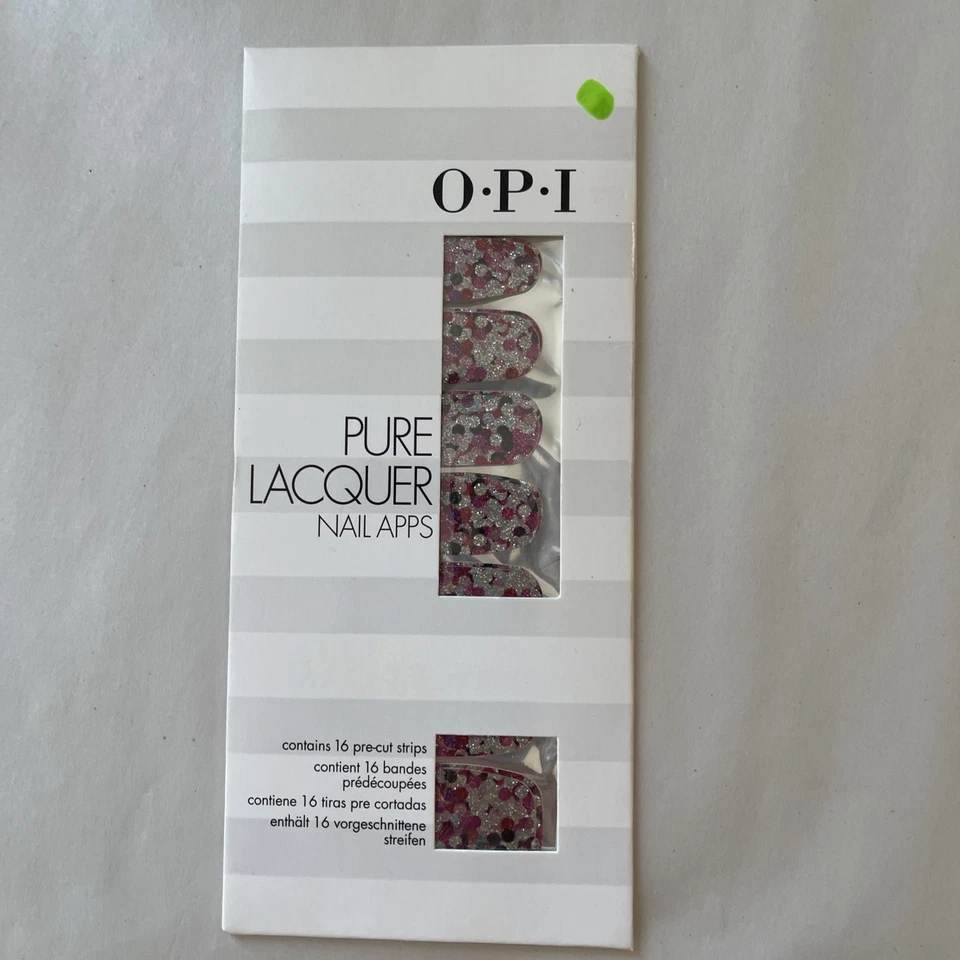 Opi Pure Lacquer Nail Apps-Pink & Silver Lace - Image 1 of 4