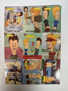 Vintage 1994 Beavis and Butt-Head Fleer Promo Trading Card Sheet MTV Animation A - Picture 1 of 10