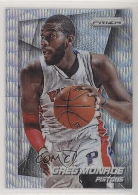 2014-15 Panini Prizm Blue Wave Prizm Greg Monroe #103 - Image 1 of 2