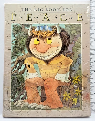 Maurice Sendal Arte en Gran Libro de la Paz Cubierta Madera Puzzle Monstruo - ¡¡RARO!!! Foto 1 de 4