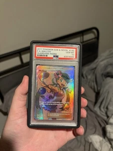2017 POKEMON SUN & MOON GUARDIANS RISING #145 FULL ART/MALLOW PSA 10 - Picture 1 of 10