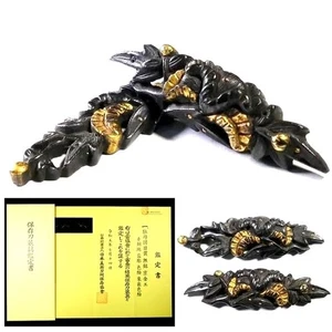 Edo period Japan antique Kyo Kinko peony Menuki NBTHK paper Box sword  - Picture 1 of 8