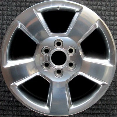 Chevrolet Silverado 1500 20 Inch Polished OEM Wheel Rim 2014 To 2019 - Image 1 of 1