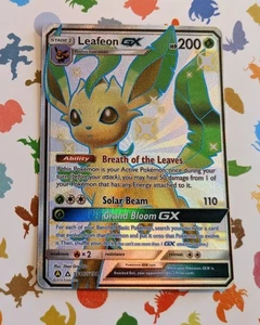 Pokemon TCG Leafeon GX SV46/SV94 Hidden Fates Shiny Vault Holo Englisch 2019 - Bild 1 von 2