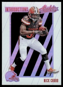 2018 Panini Absolute - Introductions Nick Chubb #IN-NC (RC) - Picture 1 of 2