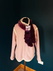 Tresspass Ladies Pink Fleece Jacket Fleece Lined - Picture 1 of 12