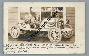 RPPC Auto Racing Racecar Race Car FILLMORE CA California Real Photo Postcard - Picture 1 of 2