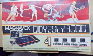 Magnavox Odyssey 3000 (Magnavox 1977) Pong Tennis Smash Hockey Sin usar, en caja con manuales - Imagen 1 de 7