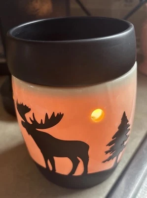 Aquecedor perfumado Yukon Moose aposentado ao ar livre vida selvagem cabine lodge Yellowstone  - Imagem 1 de 4