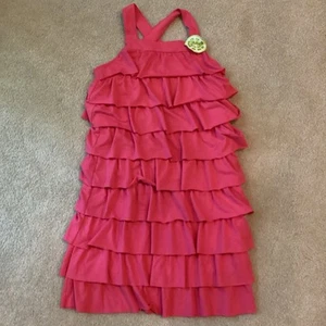 GYMBOREE SOFT SLEEVELESS SUNDRESS, 10, PINK, LAYERED OR TIERED, STRAPS, COMFY - Picture 1 of 4