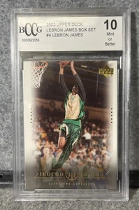 2003-04 Upper Deck Lebron James Box Set Rookie Card RC #4 BCCG Mint 10 - Picture 1 of 2