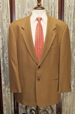 Giorgio Armani Mani Italy 44 R brown Alpaca & Wool ventless sport coat g1j4 - Image 1 of 4