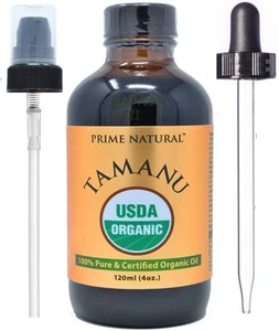 Organic Tamanu Oil - USDA Certified, 100% Pure, Cold Pressed, Unrefined, Virg... - Picture 1 of 8