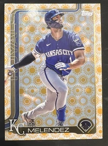 2025 Topps Series 2 HOLIDAY SUN & Glitter HoloFoil, MJ Melendez #536 KC Royals - Bild 1 von 4