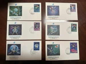 Complete 1978 Soviet FDC Set – “International Cooperation in Space” Moscow - Picture 1 of 7