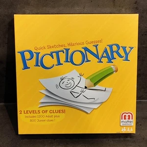 Pictionary Board Game - Mattel Games - 2013 Edition. Hardly Used. - Picture 1 of 5