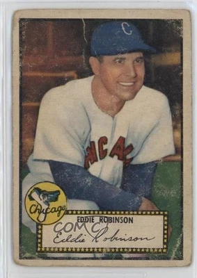 1952 Topps Eddie Robinson (Red Back) #32 - Image 1 of 2