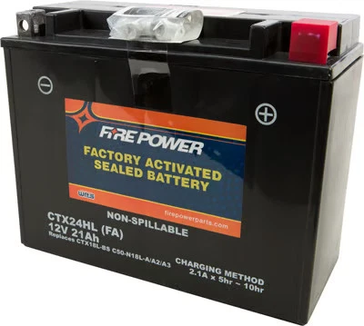 Fire Power Sealed Factory Activated Battery CTX24HL-BSFA 49-2240 - Image 1 of 3