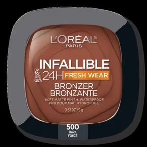 L'Oreal Infallible 24H-FRESH WEAR Foundation #500 Dark Fonce 0.31oz *NEW* - Picture 1 of 3