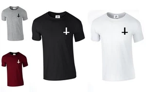 Inverted Cross Wasted Youth Tumblr Anti T-shirt Hipster Dope (S.CROSS, TSHIRT) - Picture 1 of 3