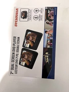 Reproductor de DVD portátil Sylvania 7" doble pantalla - Imagen 1 de 2