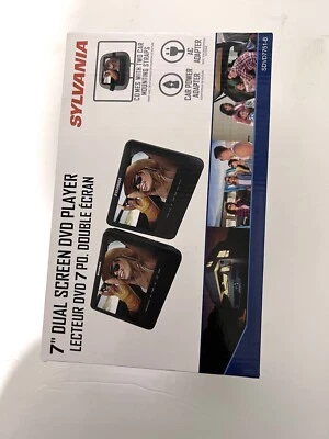 Sylvania 7" Dual Screen Portable DVD Player - Image 1 of 2