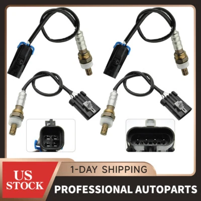 4X Oxygen O2 Sensor For 1996-2002 Chevrolet GMC Silverado 1500 234-4012 234-4018 - Image 1 of 4