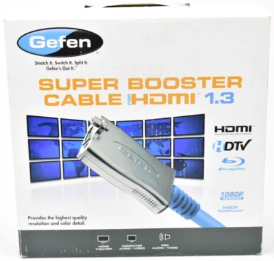 NUEVO cable Gefen Super Booster 50 pies para iHDMI 1.3 - EXT-HDMISB-50-CO Foto 1 de 4