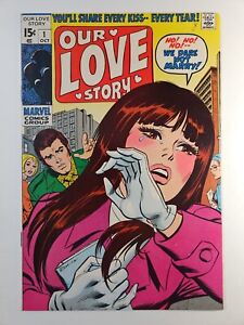 OUR LOVE STORY #1 (VF) JOHN ROMITA SR. COVER. JOHN BUSCEMA ART. MARVEL 1969