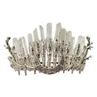 Quartz Crystal for Head Natural for Stone Hair Accessory with Branches