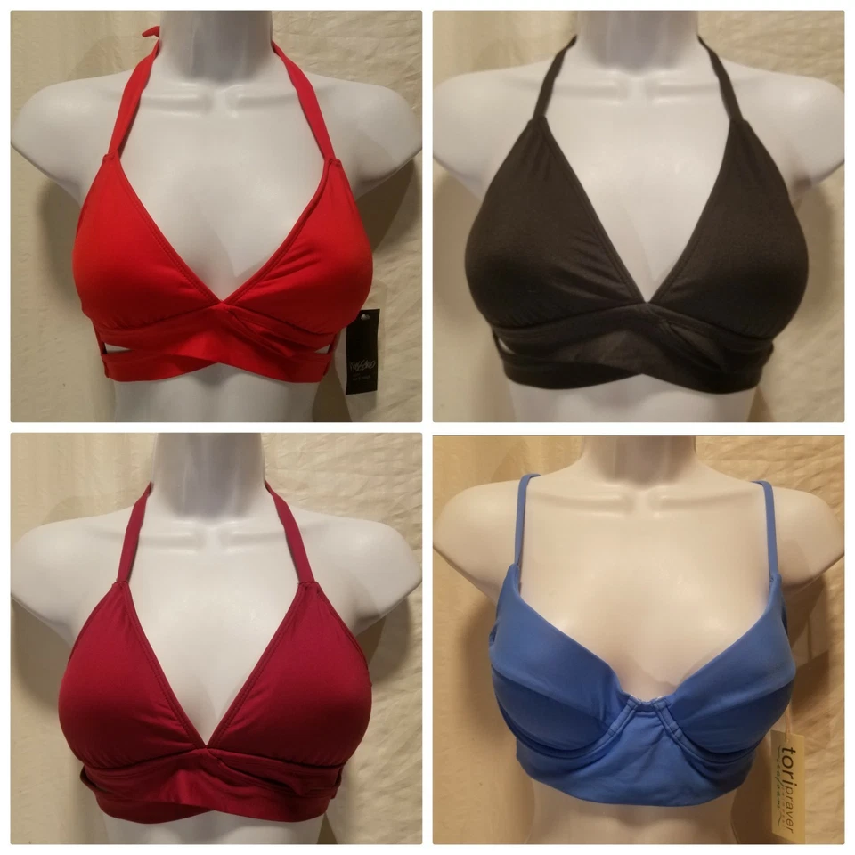 Nuevo Bikini Top Sujetador Mezcla y Combina Marcas Target Traje de Baño Talla Mediana - Elige el Tuyo Foto 1 de 4