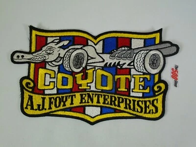 Coyote A.J. Foyt Enterprises Collector Emblem Iron on Patch 5.75" x 10" - Image 1 of 4