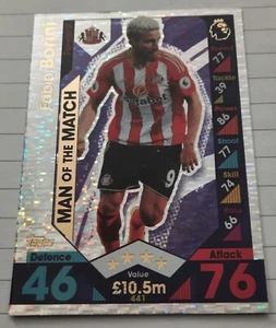Match Attax 2016 2017 Fabio Borini #441 Man of the match foil card Sunderland - Picture 1 of 2