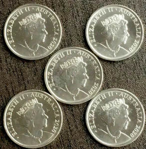 🔥5x 5 cent Coin - Australian Coins Collect 🌟Limited Edition Design UNC New 💥 - Picture 1 of 2
