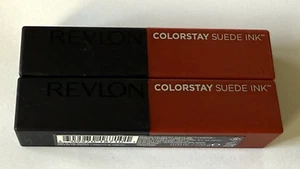 Revlon Colorstay Suede Ink Lipstick 006 In The Money 0.09 oz. 2.55 gr. Lot of 2 - Picture 1 of 3