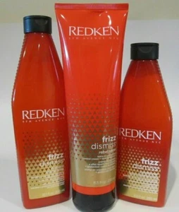 Redken Frizz Dismiss Shampoo+Conditioner & Rebel Tame 3pc set -BF - Picture 1 of 1