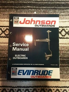 Manual de servicio de fuerabordas eléctricos Johnson/Evinrude - Imagen 1 de 2