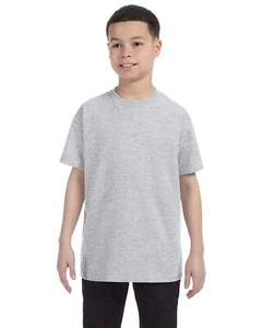 Jerzees 29B Youth Tshirt Short Sleeve DRI-POWER ACTIVE Stylish Plain T Shirt - Picture 1 of 43