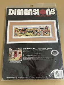 Dimensions 3774 "Macintosh Mill" Kit punto croce contato, sigillato, LEGGERE BENE - Foto 1 di 5