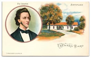Frederic Chopin famoso compositore ricompensa al merito storia della musica luogo di nascita C7 - Foto 1 di 2