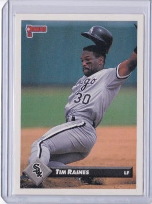 1993 DONRUSS #565 Tim Raines CHICAGO WHITE SOX HOF (ID89) - Image 1 of 2