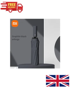 Xiaomi 12 Bone Solid Color Automatic Umbrella Light Collapsible Large Size Sunsh - Picture 1 of 16