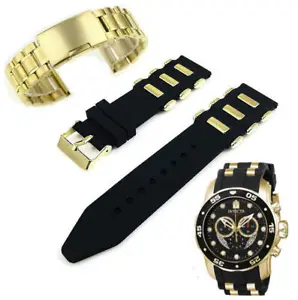 PACK OF 2 Replacement Watch Band Fits Invicta Pro Diver 48mm 6981 6983 6984 - Picture 1 of 8